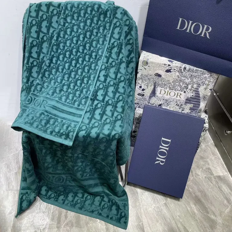 Dior Bath Towel Dior Oblique Jacquard