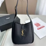 Saint Laurent YSL Women Le 5 à 7 Supple Baby in Grained Leather 809461AADUU1000