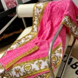 Versace I Love Baroque Beach Towel in the Cotton