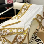 Versace I Love Baroque Beach Towel in the Cotton