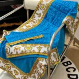 Versace I Love Baroque Beach Towel in the Cotton