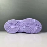 Balenciaga Women Triple S Sneaker Allover Logo in Purple and Black