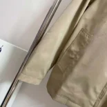 Burberry Men Gabardine Harrington Jacket 80710571