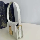 Dior Women Miss Dior Flap Bag Latte Quilted Miss Dior Allover Calfskin