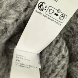 Loewe Women Anagram Sweater in Mohair-Grey S359Y14KBO