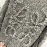 Loewe Women Anagram Sweater in Mohair-Grey S359Y14KBO