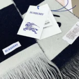 Burberry Unisex EKD Logo Wool Scarf-Grey 80940151