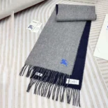 Burberry Unisex Reversible Cashmere Scarf-Grey 80778241