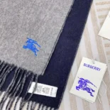 Burberry Unisex Reversible Cashmere Scarf-Grey 80778241