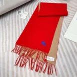 Burberry Unisex Reversible Cashmere Scarf-Red 80778231