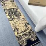 Burberry Unisex Reversible EKD Cashmere Scarf 80737681