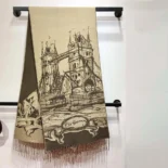 Burberry Unisex Tower Bridge Cashmere Scarf 80997511