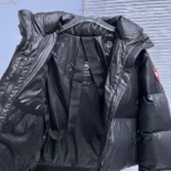 Canada Goose Men Cypress Cropped Puffer in Recycled Feather-Light Ripstop Shiny-Black