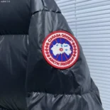 Canada Goose Men Cypress Cropped Puffer in Recycled Feather-Light Ripstop Shiny-Black