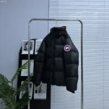 Canada Goose Men Cypress Puffer with Recycled Feather-Light-Ripstop-Black
