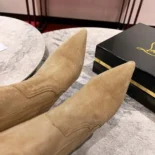 Christian Louboutin Women Santigag 85 mm Low Boots Veau Velours