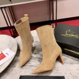 Christian Louboutin Women Santigag 85 mm Low Boots Veau Velours