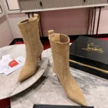 Christian Louboutin Women Santigag 85 mm Low Boots Veau Velours