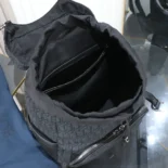 Dior Men Dior 8 Backpack with Flap Black Dior Oblique Jacquard