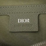 Dior Men Rider 2.0 Zipped Messenger Bag Khaki Dior Gravity Leather and Khaki Grained Calfskin