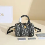 Dior Unisex Dior Groove 20 Bag Blue Dior Oblique JacquardDior Unisex Dior Groove 20 Bag Blue Dior Oblique Jacquard