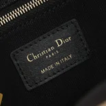 Dior Women Small Dior Book Tote Blue Dior Oblique Embroidery and Calfskin