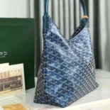Goyard Unisex Bohème Hobo bag-Pearly Blue BOHEMEPMLTY91CL91P