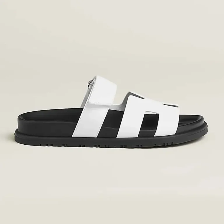 Hermes Unisex Chypre Sandal-White H222100Zv90380