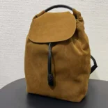 Loewe Unisex Flamenco Backpack in Pressed Suede 0011083391