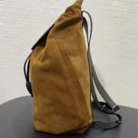 Loewe Unisex Flamenco Backpack in Pressed Suede 0011083391