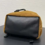 Loewe Unisex Flamenco Backpack in Pressed Suede 0011083391