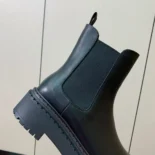 Prada Men Leather Chelsea Boots-Black 1T744N