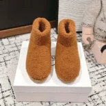 Prada Women Shearling Booties-Brown 1T711NMPD