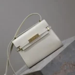 Saint Laurent YSL Women Mini Manhattan in Box Saint Laurent-White