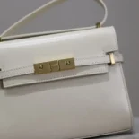 Saint Laurent YSL Women Mini Manhattan in Box Saint Laurent-White