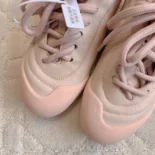 Alexander Mcqueen Unisex Crackled Leather Flexion Sneaker in Pink