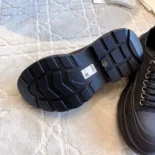 Alexander Mcqueen Unisex Tread Slick Lace Up in Black