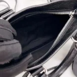 Balenciaga Women Neo Cagole XS Handbag in Black Arena Lambskin