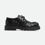 Bottega Veneta Unisex Haddock Lace-Up Shoe-Black 782054V2WT21000