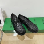 Bottega Veneta Unisex Haddock Lace-Up Shoe-Black 782054V2WT21000