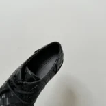 Bottega Veneta Unisex Haddock Lace-Up Shoe-Black 782054V2WT21000