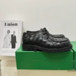 Bottega Veneta Unisex Haddock Lace-Up Shoe-Black 782054V2WT21000