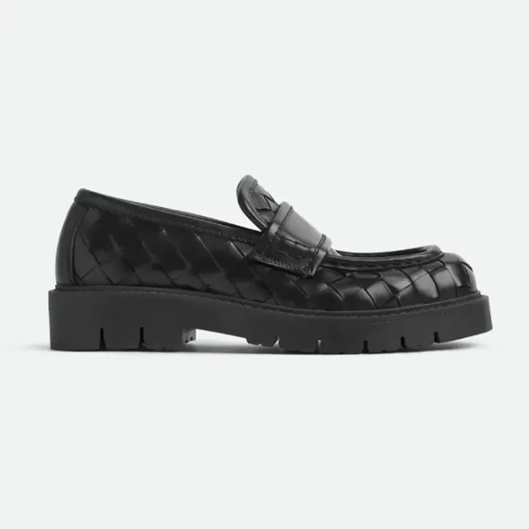 Bottega Veneta Unisex Haddock Loafer-Black 796711V2WT21000