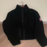Canada Goose Women Beige Simcoe Fleece Jacket-Black