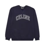 Celine Women Loose Sweatshirt in Cotton Fleece 2Y05G670Q