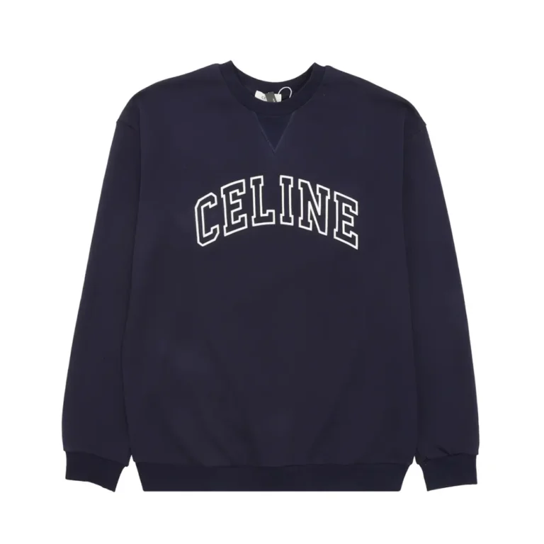 Celine Women Loose Sweatshirt in Cotton Fleece 2Y05G670Q