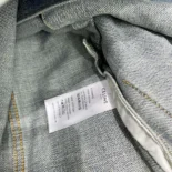 Celine Men Trucker Jacket in Dark Union Wash Denim RV02E930F