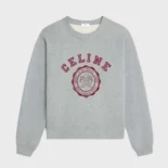 Blason Loose Sweatshirt in Cotton Fleece RY030670Q