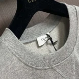 Blason Loose Sweatshirt in Cotton Fleece RY030670Q