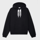 Loose Hoodie in Cotton Fleece-Black 2Y468670Q